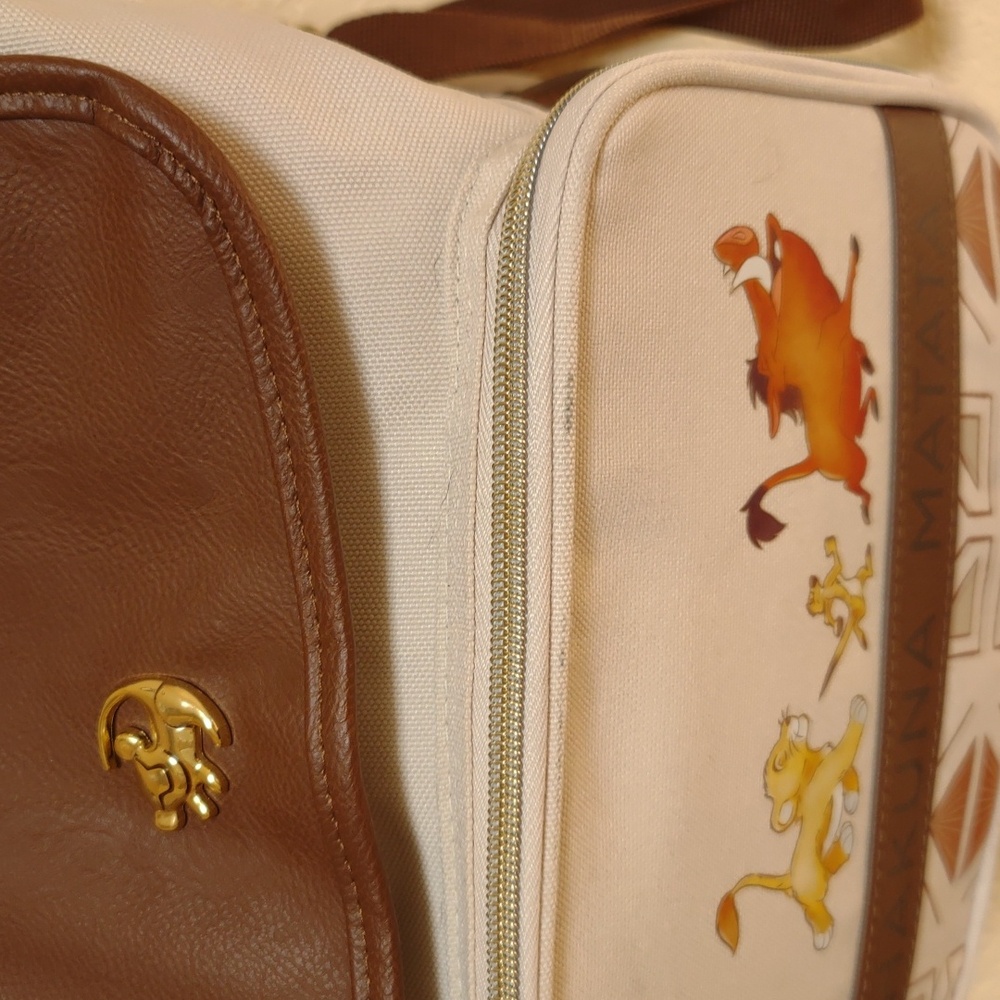 Disney Hakuna Matata backpack, tan and brown, good condition, Onesize - Picture 3 of 6